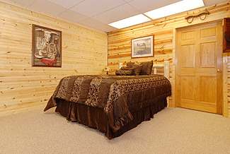 First bedroom with some luxury touches