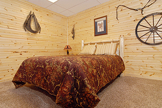 Second bedroom with western decor