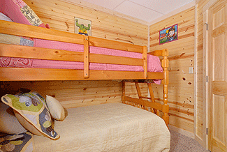 Fourth bedroom with bunk beds for the kids