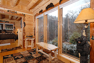 Excellent views from the master suite
