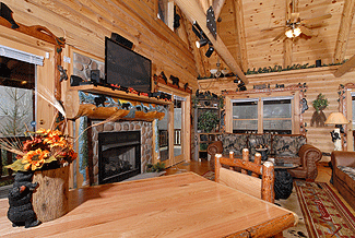 Spend family time together at the dining table or in the living room