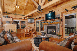 Lots of space to spread out and be comfortable in the living area