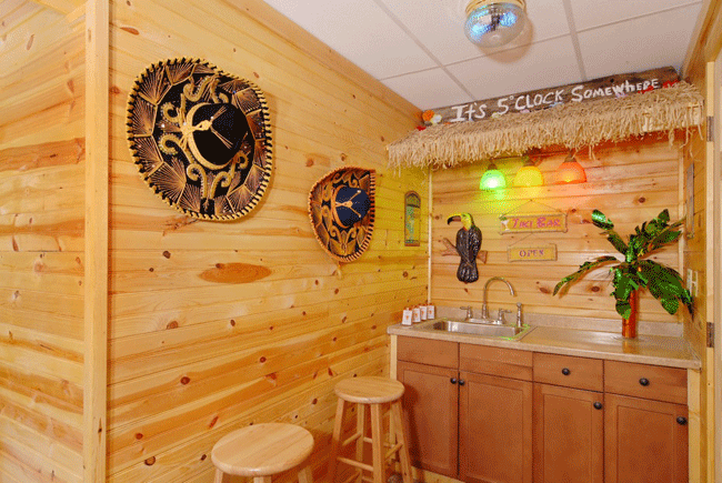 Yes...  The Tiki Bar is open just for you