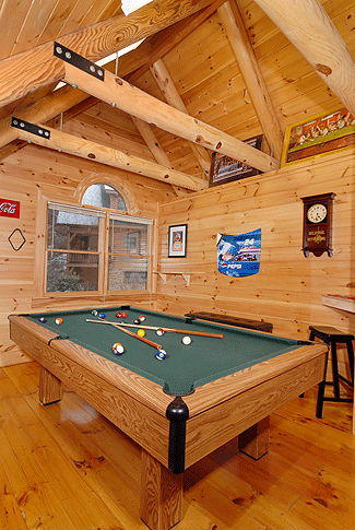 And a pool table for you to enjoy