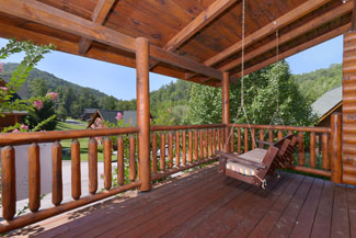 Pigeon Forge Covered Deck Cabin Rental
