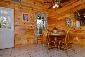 rustic cabin dining room