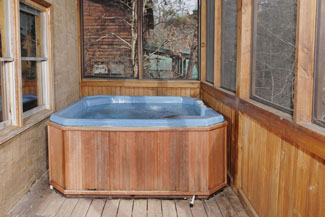 Pigeon Forge Seven Bedroom Cabin Rental with Year Round Private Outdoor Hot Tub