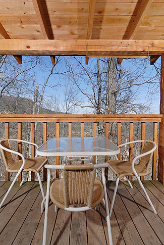 Enjoy a meal on your covered porch