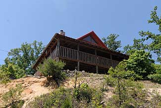 Pigeon Forge One Bedroom Plus Loft Cabin Rental