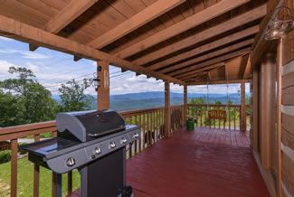 Wears Valley-Bluff Mountain One Bedroom Plus Loft Cabin Rental
