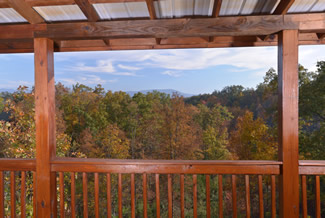 Pigeon Forge Three Bedroom Cabin Rental with a Great Smoky Mountain View