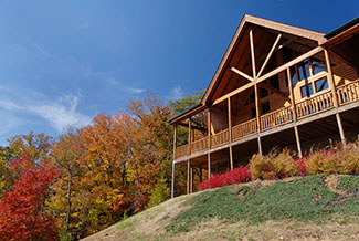 Pigeon Forge Handicap Friendly Cabin that features a beautiful mountain view