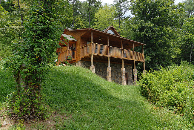 Secluded One Bedroom Cabin with a Mountain View