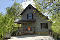Pigeon Forge Three Bedroom Chalet Rental with Wireless Internet Access,Swimming Pool Access, and a Game Room