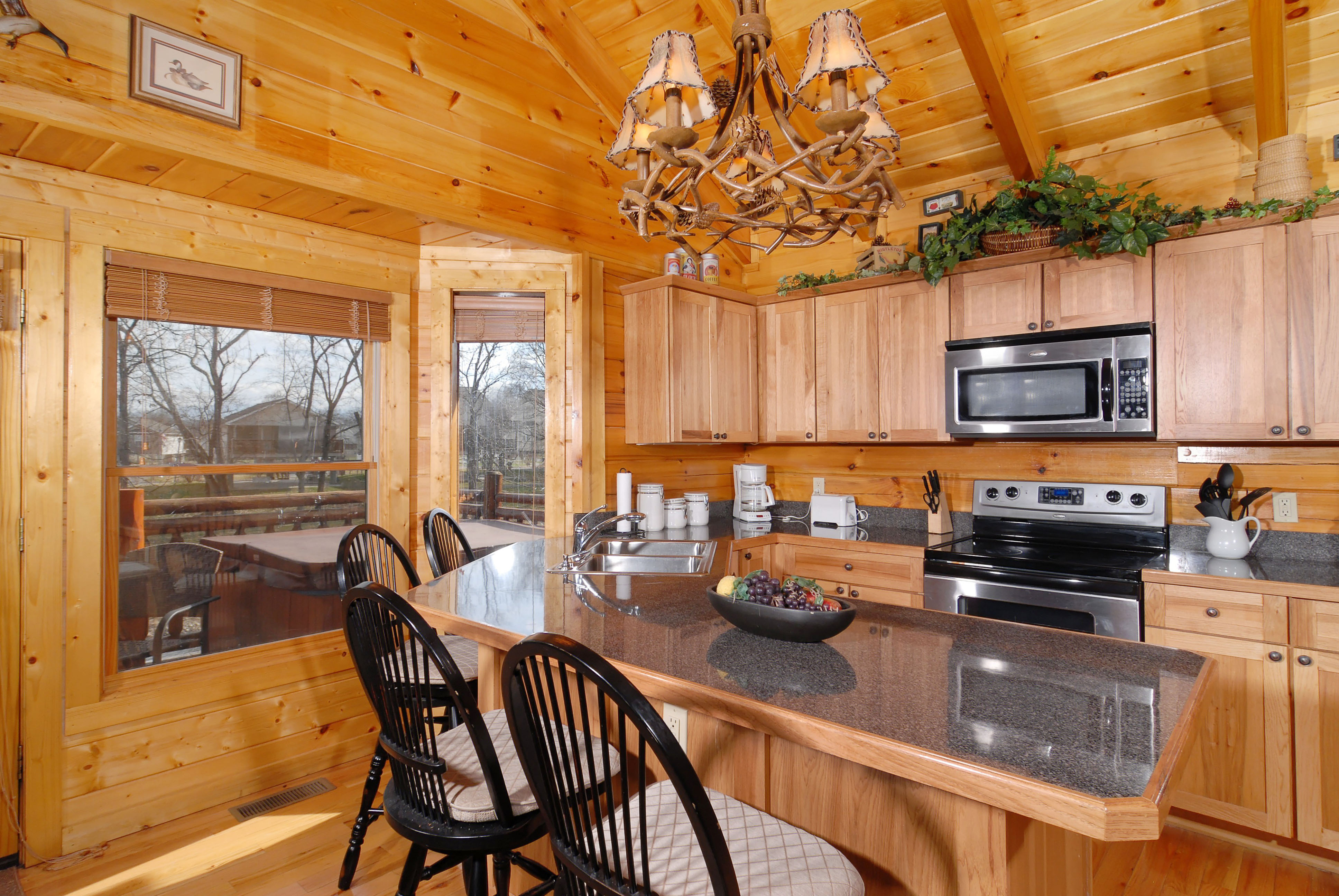 Pigeon Forge Riverfront Two Bedroom Vacation Cabin Rental ...