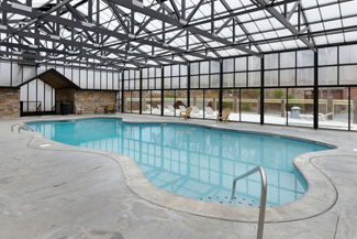 Pigeon Forge Hidden Springs Resort Area outdoor swimming pool