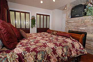 king size bed in a master bedroom