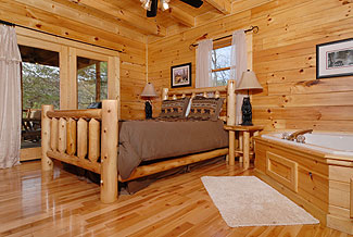 bedroom queen bed