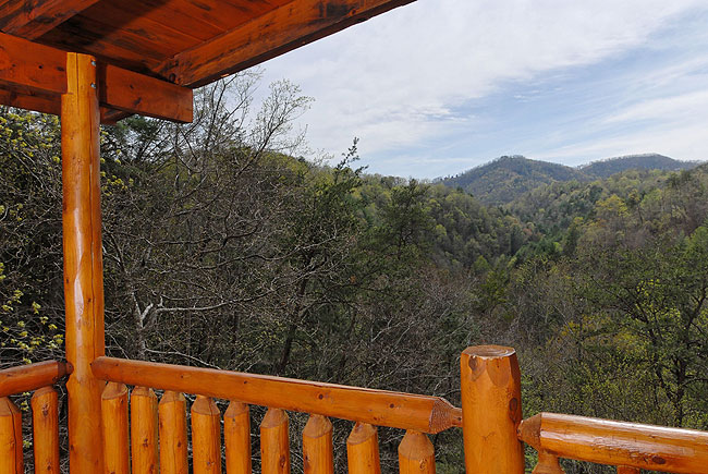 secluded mountain view