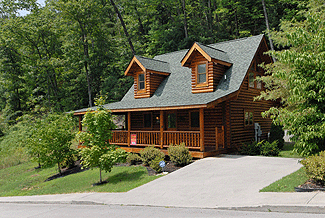 cabin with swimmingpool access