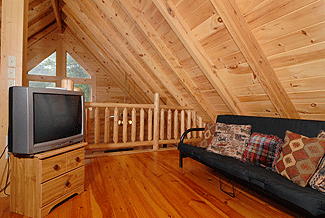 Upstairs lofted cabin
