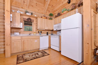 One Bedroom Plus Loft Cabin Rental Convenient to the Pigeon Forge Parkway