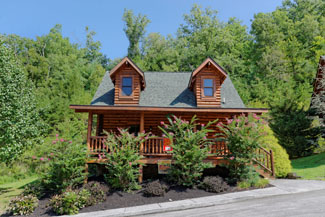 Pigeon Forge One Bedroom Plus Loft Cabin Rental that is convenient to Pigeon Forge Cabin Rental