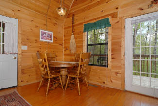 cabin dining area