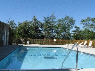 Pigeon Forge Cabin with Seasonal Outdoor Swimming Pool Access