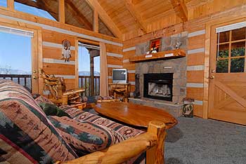 Living room with lots of windows to enjoy that view