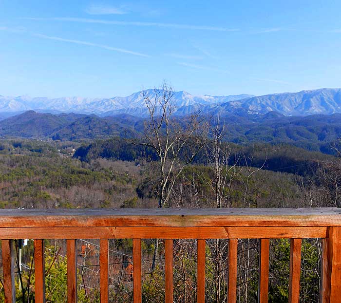 Absolutely the finest mountain views in all of Pigeon Forge You can see all the way to Mount LeConte