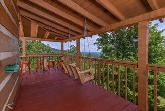 Pigeon Forge One Bedroom Plus Loft Luxury Cabin Rental