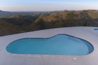 Tennessee Smoky Mountian Resort the Preserve with Seasonal Outdoor Swimming Pool Access Overlooking Mount LeConte and the Great Smoky Mountains