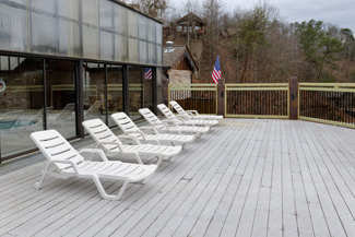 Pigeon Forge Indoor Swimming Pool area