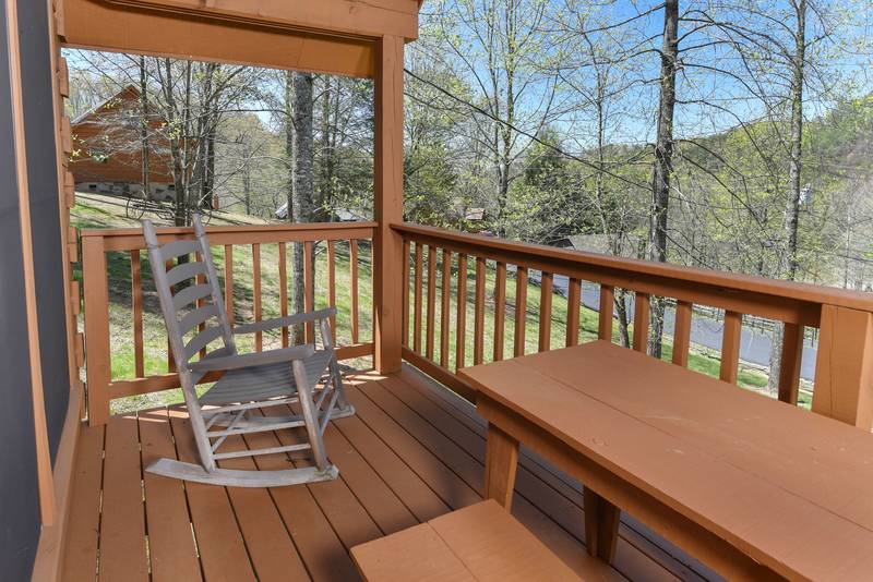 Pigeon One Bedroom Plus Loft Cabin Rental Pool Table Foosball