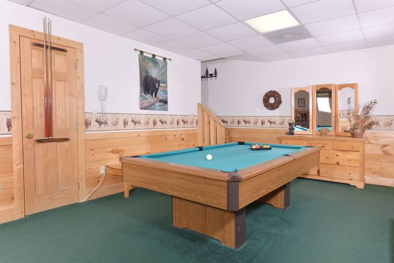 Pool Table in the lower level Master Suite