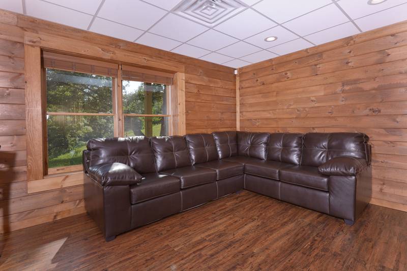 This Pigeon Forge Cabin Offers a Large Lower Level Gameroom Area