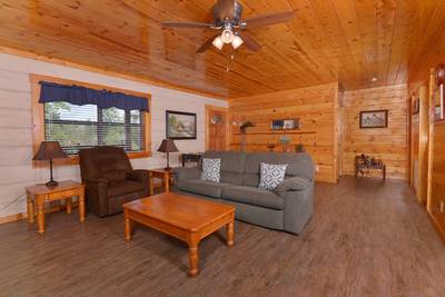 Serenity Ridge living room with recliner