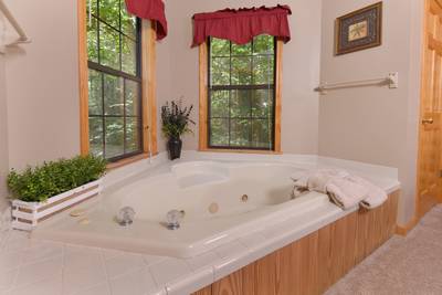Allen's Hideaway in-room jacuzzi