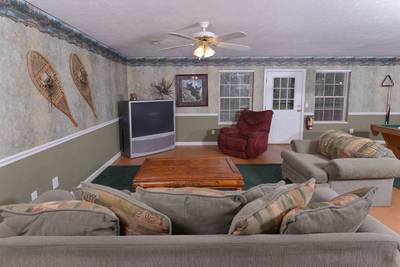 Whispering River lower level game room