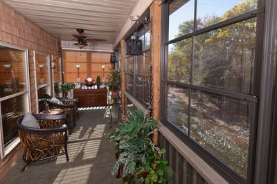 Crystal Waters main level screened in back deck