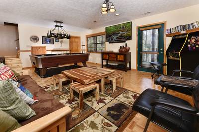 A Beary Good Time lower level game room