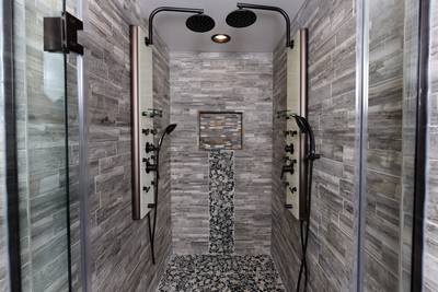 Cabin Fever spa shower