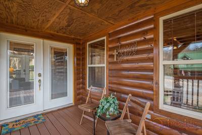 Amazing Grace covered entry deck