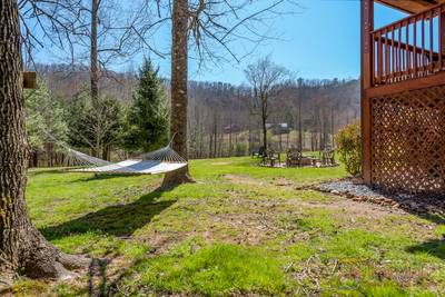 Bear Run back yard with hammock