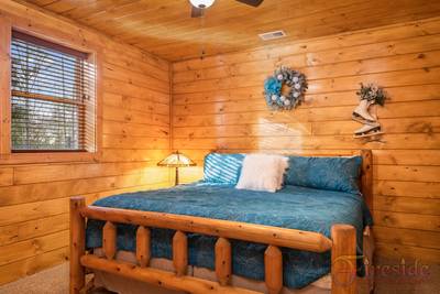 Winter Ridge lower level bedroom with king size bed