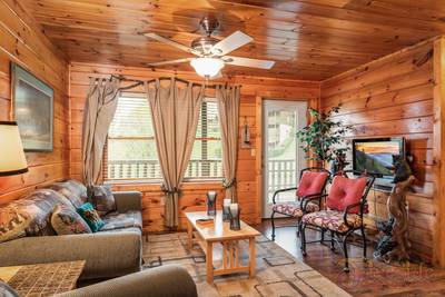 Three Bears lower level game room sitting area