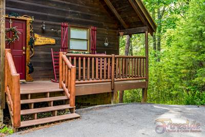 A Walk in the Clouds covered entry deck and walking area