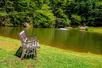 Caney Creek Resort catch and release fishing pond