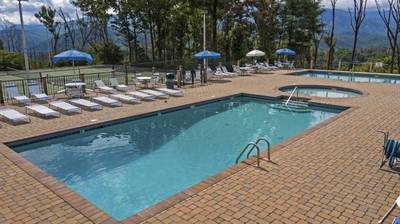 Gatlinburg Cabin Rental Chalet Village Outdoor Pool